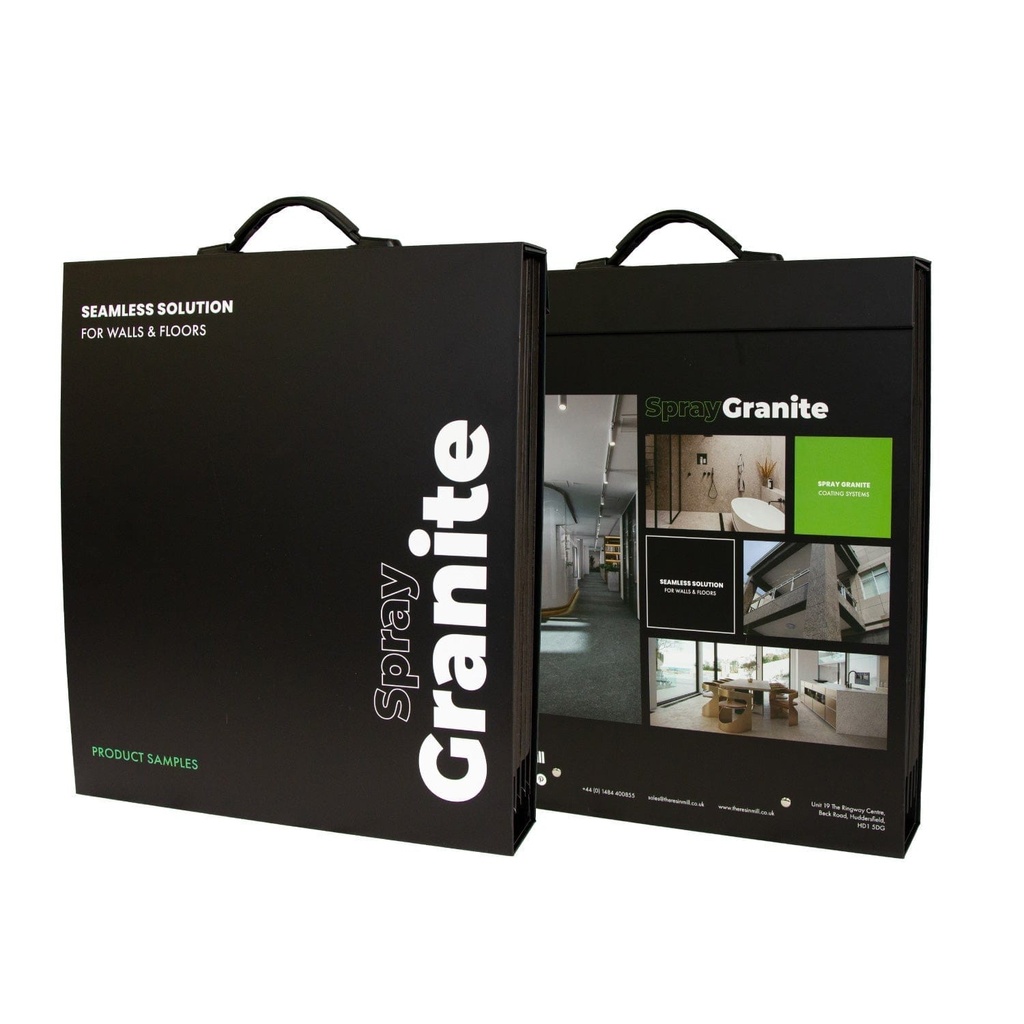 Spray Granite Sample Case